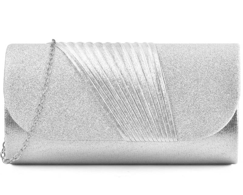 Coonoor Abendtasche Damen Clutch, Glänzende Pailletten Abendtaschen mit Abnehmbarer Kette, Elegante Cross Body Umhängetasche für Hochzeit, Party, Bankett von Coonoor