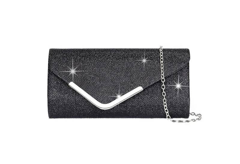 Coonoor Abendtasche Damen Glitzer Abendtasche Umschlag Clutch Kette Abnehmbar (1-tlg), Einfach und großzügig von Coonoor