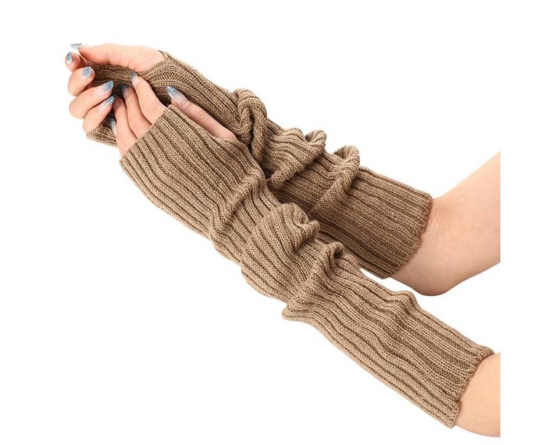 Coonoor Armstulpen Unisex Winter Stricken Handschuh Daumenloch Fäustling Armwärmer von Coonoor