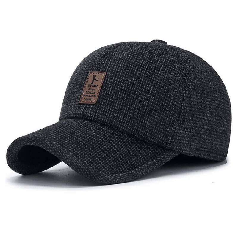 Coonoor Baseball Cap Winter Baseball Cap mit Ohrenklappen Herren Wärmemütze von Coonoor