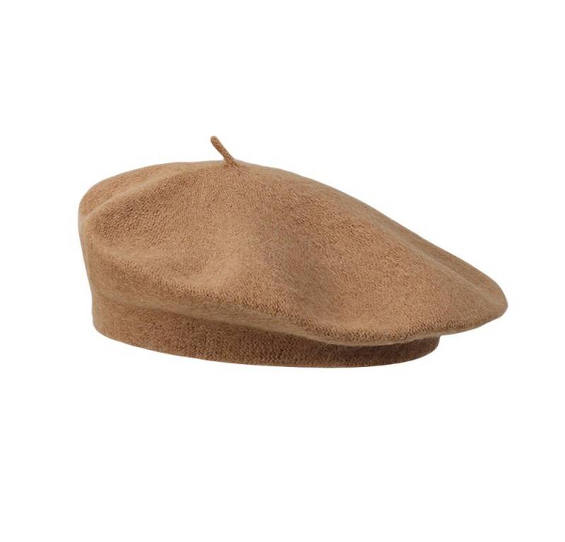Coonoor Baskenmütze Französischer Stil Barett, Damen Baskenmütze, Klassishe Barett Ganzjährig tragbar,Einheitsgröße( 56-58cm) von Coonoor