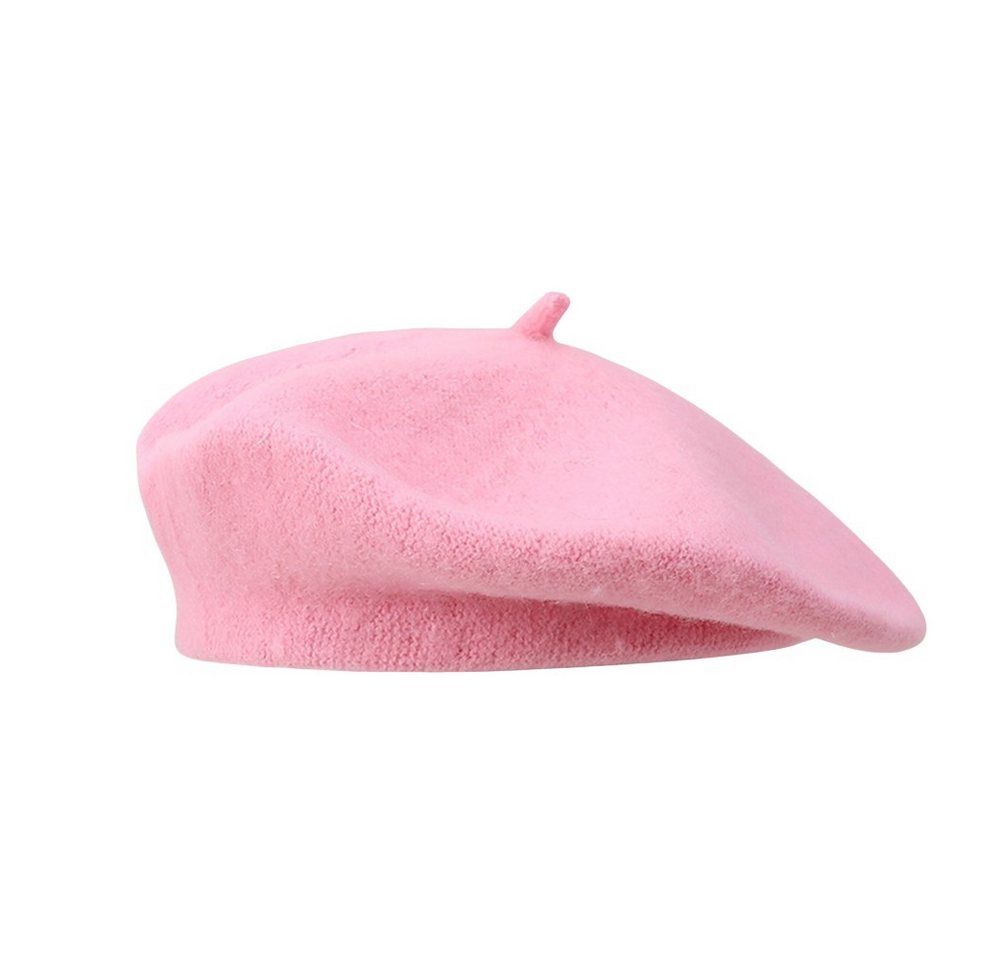 Coonoor Baskenmütze Französischer Stil Barett, Damen Baskenmütze, Klassishe Barett Ganzjährig tragbar,Einheitsgröße( 56-58cm) von Coonoor