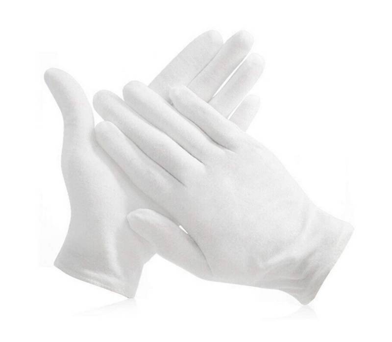 Coonoor Baumwollhandschuhe 12/24 Stck./Pack, waschbar bei 60°C (12-St) von Coonoor