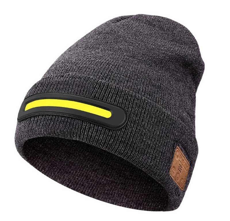 Coonoor Beanie LED-Strickmütze Wiederaufladbar USB (1-St) Warme Beanie mit Licht für Damen & Herren von Coonoor