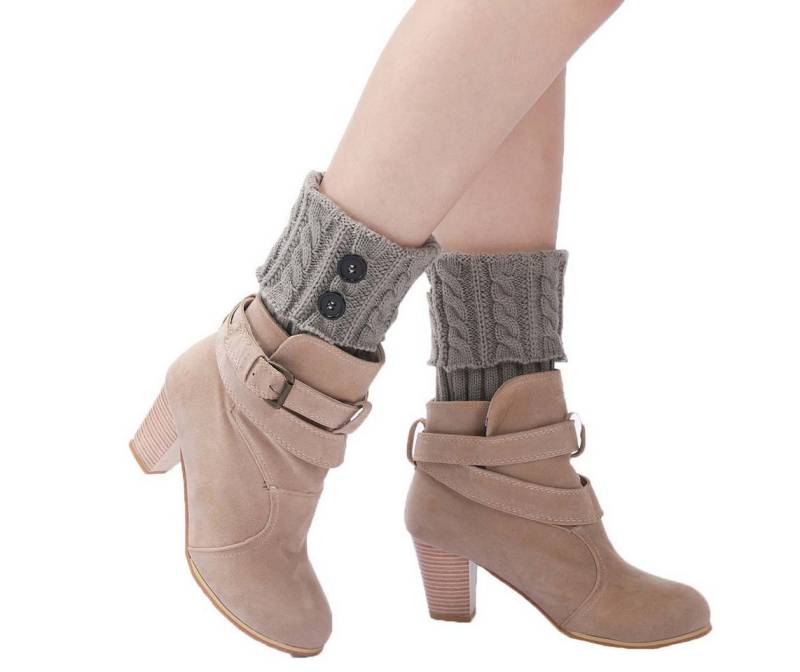 Coonoor Beinstulpen Damen Gestrickte Leg Warmers Warme Winter Beinstulpen von Coonoor