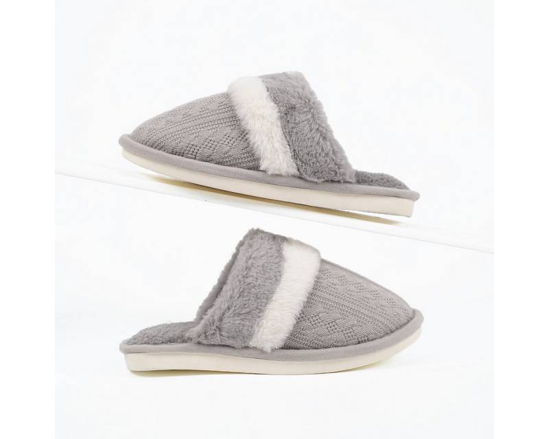 Coonoor Damen Herren Hausschuhe Winter Warme Weiche Flache Plüsch Plüsch Hausschuhe Pantoffeln Rutschfeste Outdoor/Indoor von Coonoor