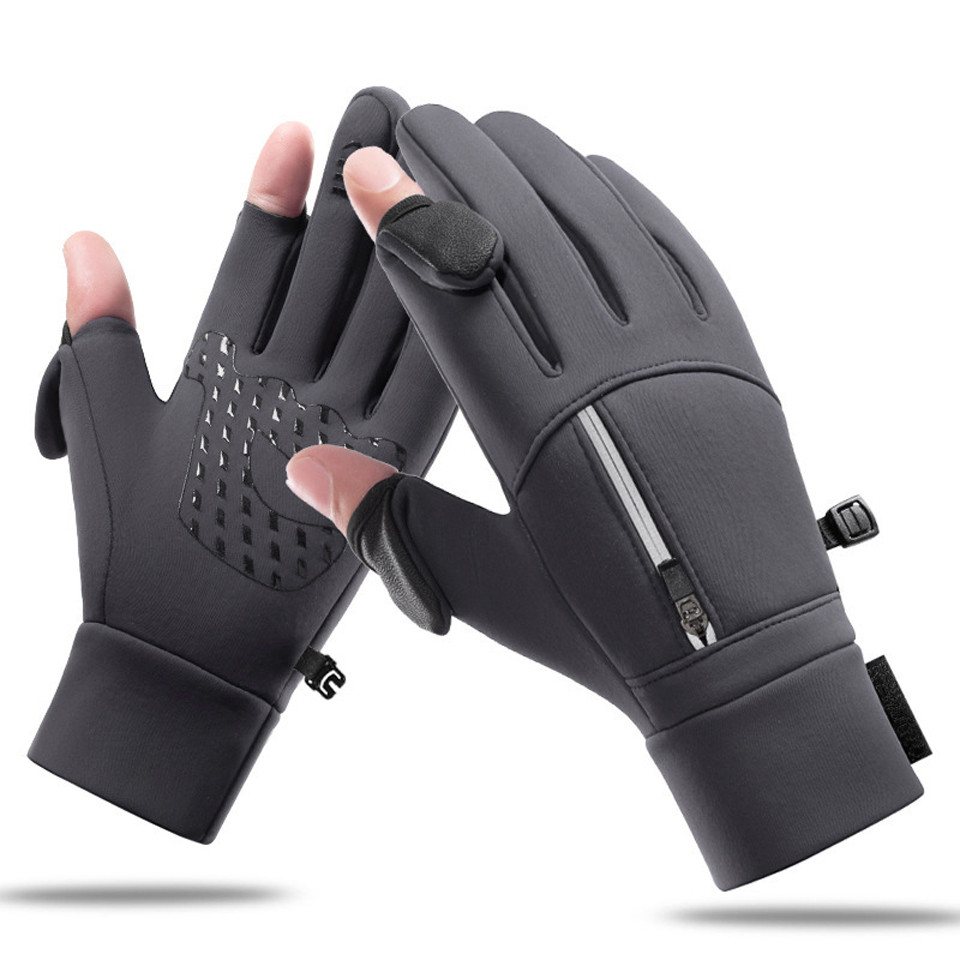 Coonoor Fahrradhandschuhe Fleecehandschuhe warme Winterhandschuhe wasserfest winddicht mit Touchscreen-Funktion, Thermohandschuhe Sporthandschuhe von Coonoor
