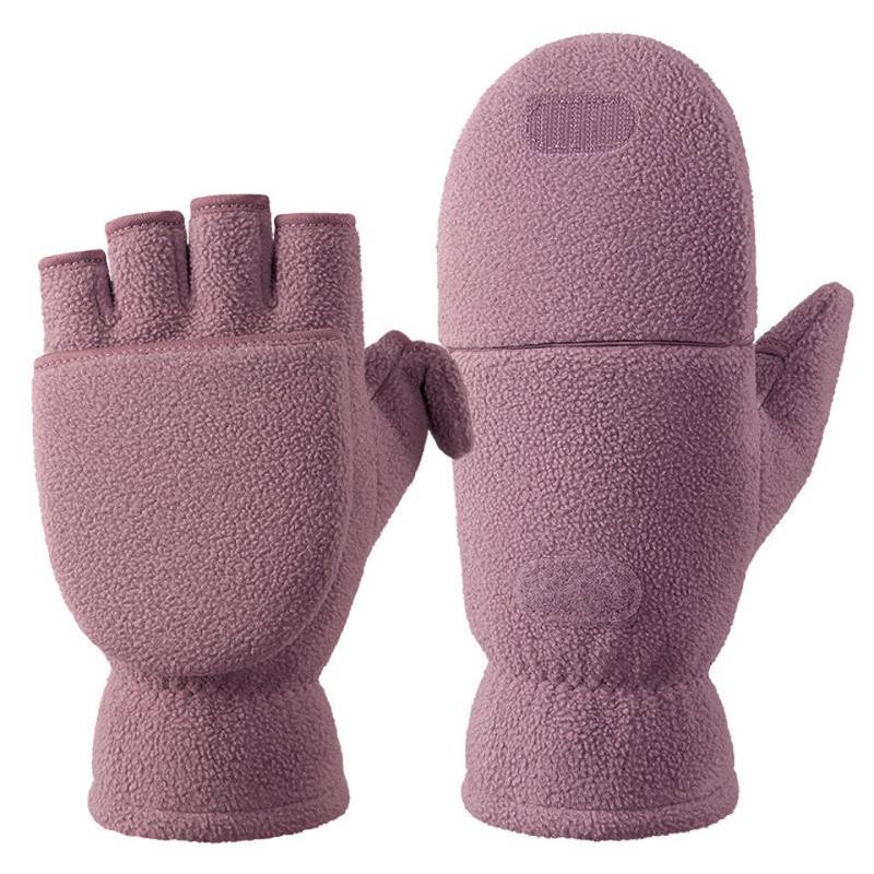 Coonoor Fahrradhandschuhe Winterhandschuhe Herren Damen Handschuhe, Winter Warme Touchscreen Winterhandschuhe Thermo Fingerlos, Outdoor Fingerhandschuhe Weiche von Coonoor