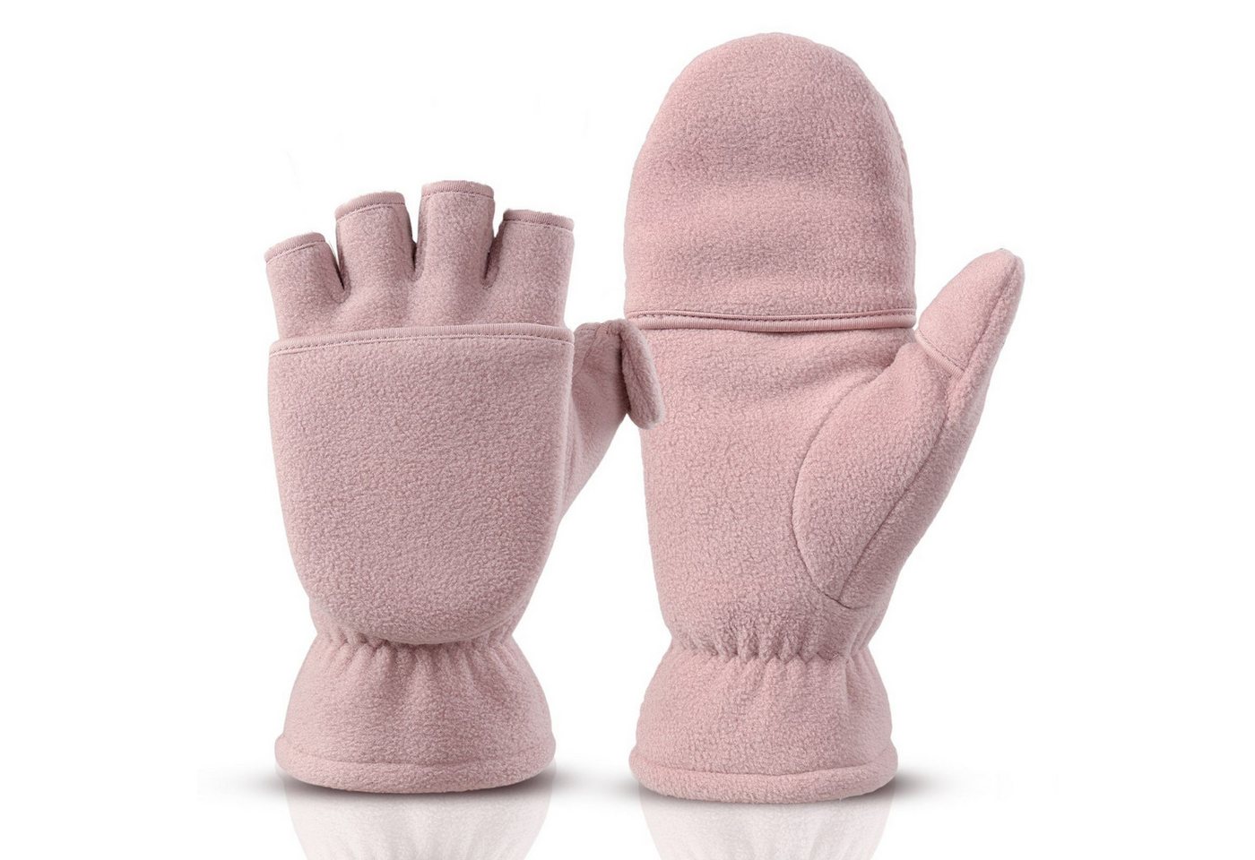 Coonoor Fahrradhandschuhe Winterhandschuhe Herren Damen Handschuhe, Winter Warme Touchscreen Winterhandschuhe Thermo Fingerlos, Outdoor Fingerhandschuhe Weiche von Coonoor