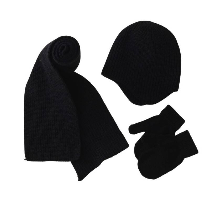 Coonoor Filzhut Kinder Wintermütze Schal Handschuhe Mädchen Set von Coonoor