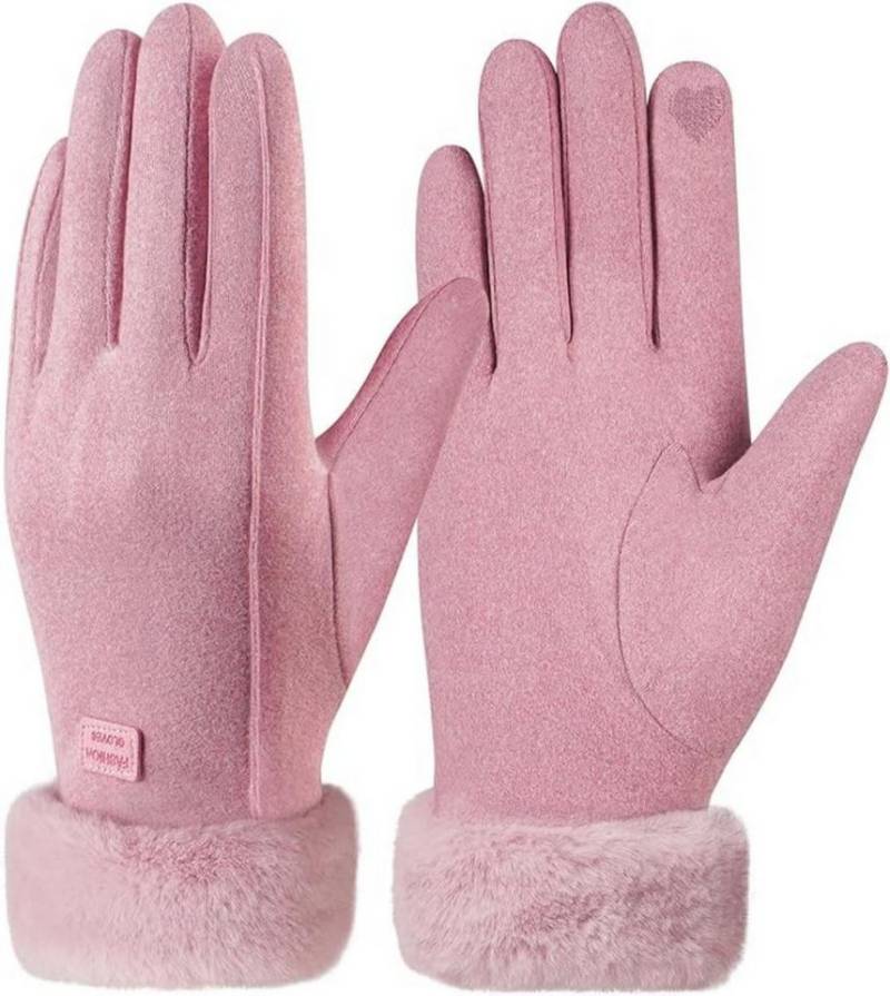 Coonoor Fleecehandschuhe Winterhandschuhe Damen,Handschuhe Warm mit Thermofleece Gefüttert von Coonoor