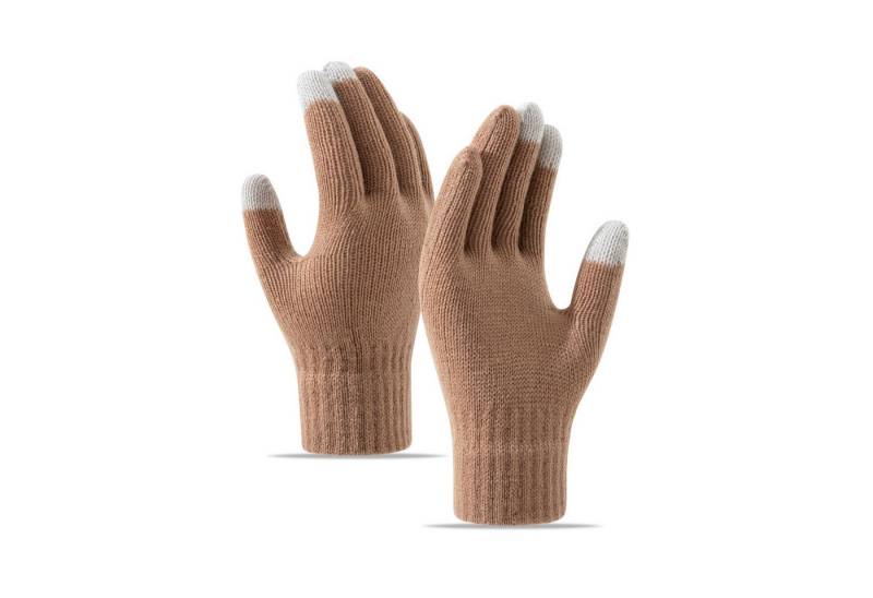 Coonoor Fleecehandschuhe Winterhandschuhe Touchscreen Handschuhe Strick handschuhe (Sport Warm und Winddicht) für Skifahren Radfahren und SMS, Geeinget für Damen und Herren von Coonoor