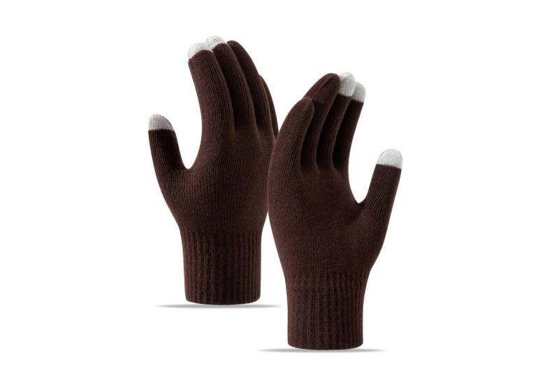 Coonoor Fleecehandschuhe Winterhandschuhe Touchscreen Handschuhe Strick handschuhe (Sport Warm und Winddicht) für Skifahren Radfahren und SMS, Geeinget für Damen und Herren von Coonoor