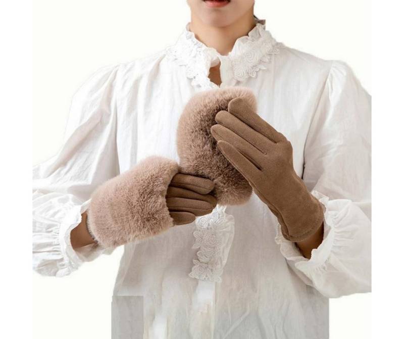 Coonoor Fleecehandschuhe andschuhe Damen Winter, Plüsch Winterhandschuhe Damen von Coonoor