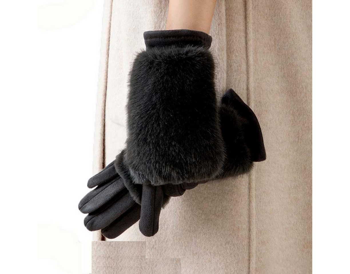 Coonoor Fleecehandschuhe andschuhe Damen Winter, Plüsch Winterhandschuhe Damen von Coonoor