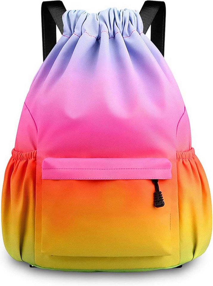 Coonoor Freizeittasche Große Kapazität Kordelzug Sporttasche, Gymsack Wasserfest Sporttasche von Coonoor