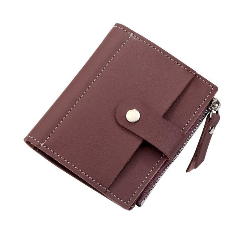 Coonoor Geldbörse Damen Geldbörse,Portemonnaie, Mini Geldbeutel mit Zipper Münzfach von Coonoor