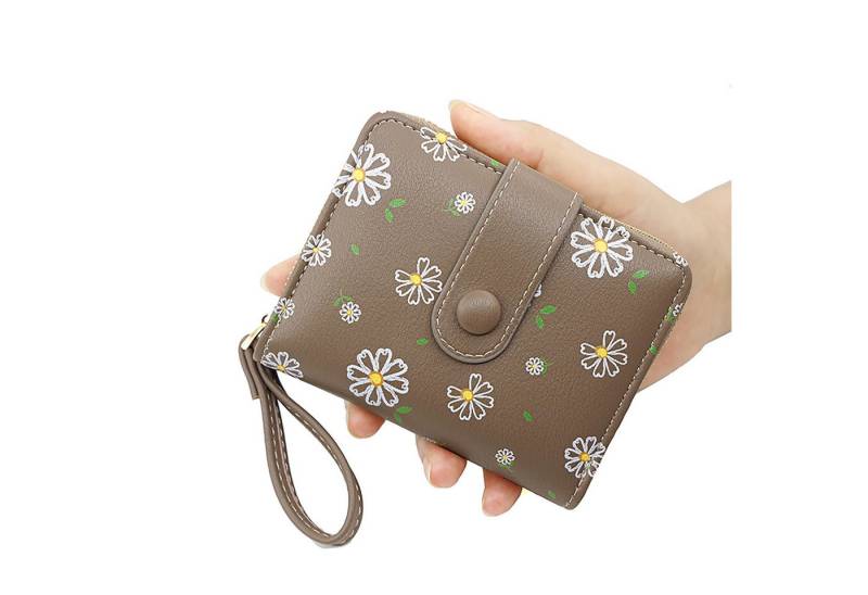 Coonoor Geldbörse Damen Geldbörse,Portemonnaie, Mini Geldbeutel mit Zipper Münzfach von Coonoor