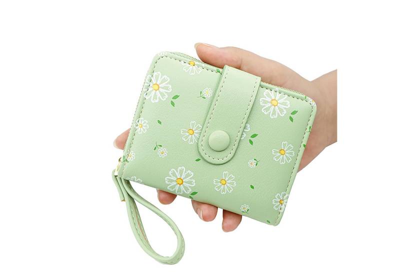 Coonoor Geldbörse Damen Geldbörse,Portemonnaie, Mini Geldbeutel mit Zipper Münzfach von Coonoor