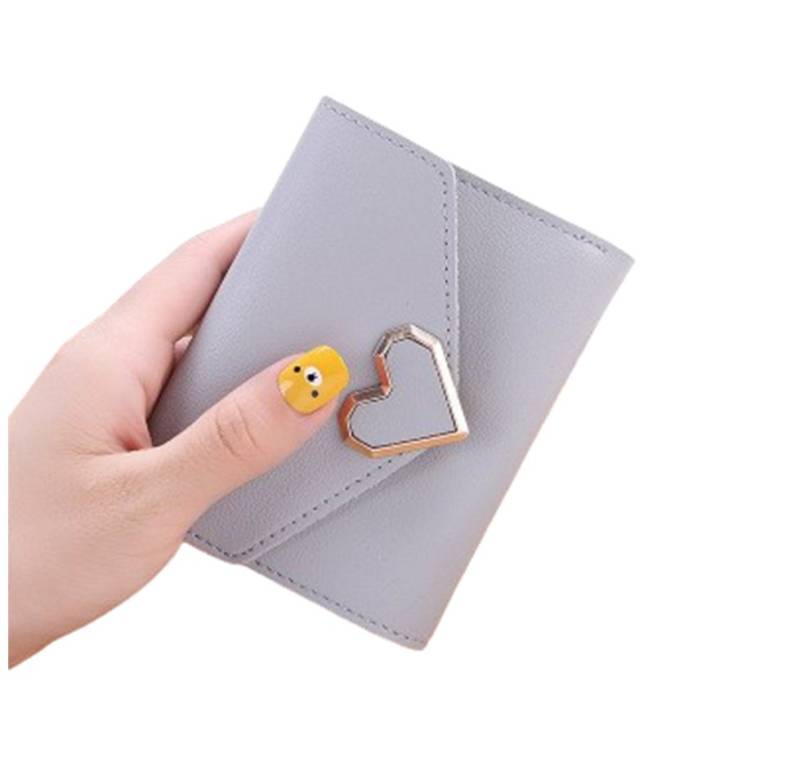 Coonoor Geldbörse Damen Portemonnaie Unifarben Kleingeldbörse 11.5x9cm von Coonoor