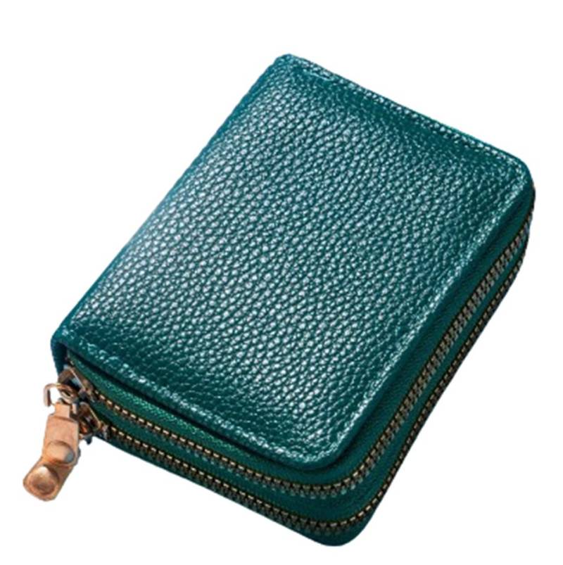 Coonoor Geldbörse Doppelreißverschluss Kartenetui mit vielen Fächern von Coonoor