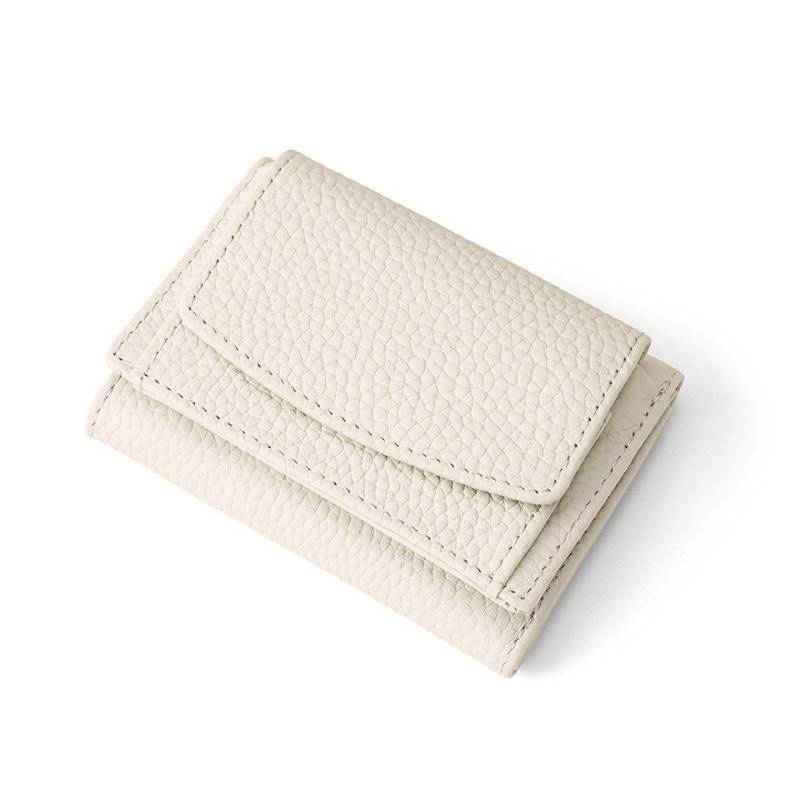 Coonoor Geldbörse Schlichte kleine Geldbörse aus Leder für Frauen (1-tlg), mit Kartenschlitz, RFID-Diebstahlschutzbürste, 10 x 7 x 3cm von Coonoor