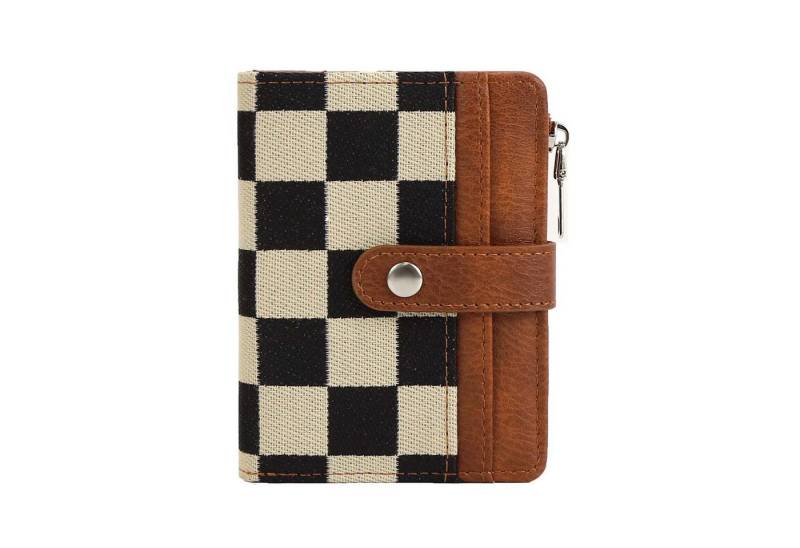 Coonoor Geldbörse für Damen PU Leder RFID-Blockierung mit Reißverschluss von Coonoor