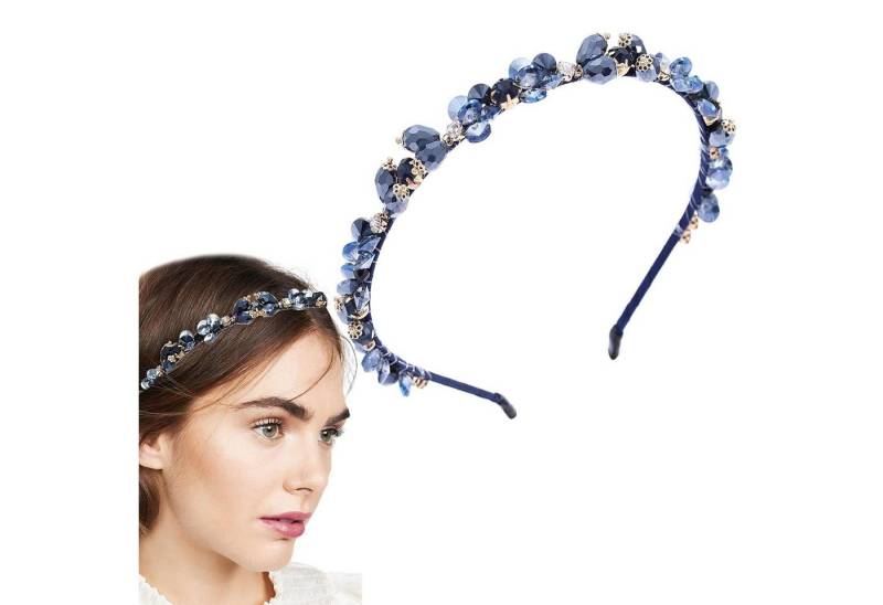 Coonoor Haargummi Vintage Strass Haarband Champagner Kristall Haarbänder von Coonoor