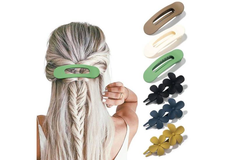 Coonoor Haarklammer 6 Stück Haarspangen Groß, 11 cm Rutschfester mit Starkem Halt, 6-tlg., Haarklammern Haarstyling-Zubehör für Damen Mädchen von Coonoor