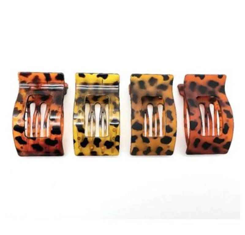 Coonoor Haarspange 4 Stück Flache Haarklammern,Matte Flat Claw Clip, für Dünnes Haar und Dickes Haar von Coonoor