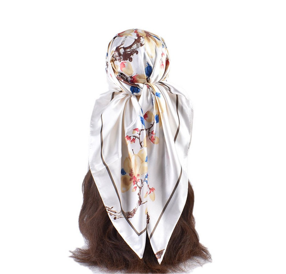 Coonoor Halstuch 90x90cm Quadratische Schals für Damen, (1-St), Mode Kopftuch Bandanas Haartuch Halstuch Haarschmuck von Coonoor