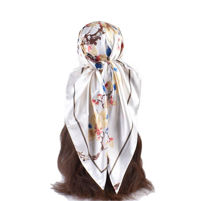 Coonoor Halstuch 90x90cm Quadratische Schals für Damen, (1-St), Mode Kopftuch Bandanas Haartuch Halstuch Haarschmuck von Coonoor