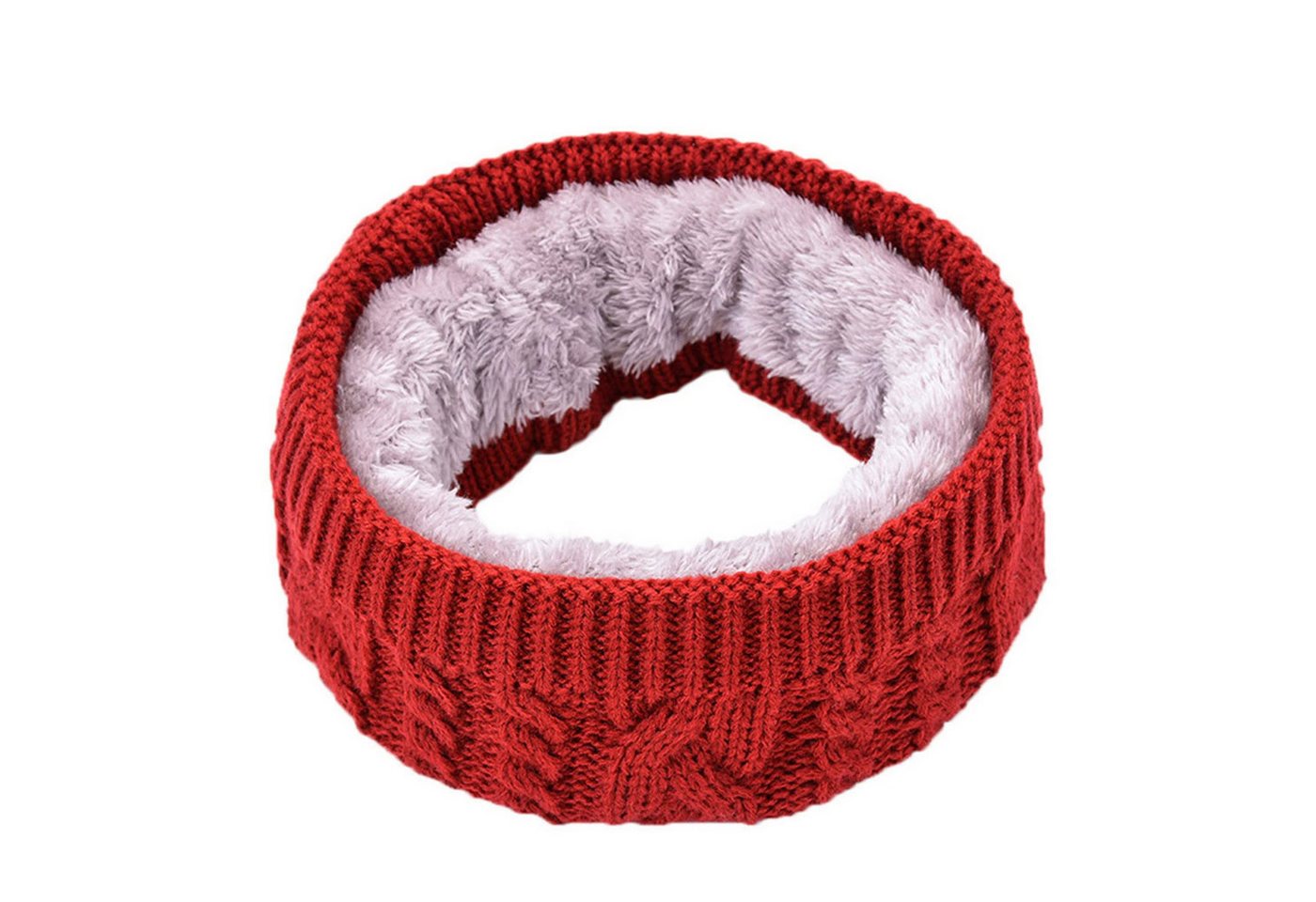 Coonoor Halswärmer Fleece Halswärmer Winddicht Thermo Gestrickt Schlauchschal, für Herren Damen Dicker Winter Kaltes Wetter Gestrickter Kreis Schal von Coonoor