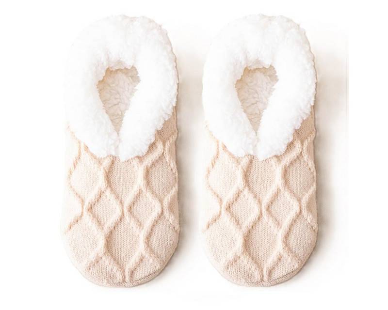 Coonoor Haussocken Warme Damen Haussocken – Flauschige Winter Slipper Socken (1-Paar) Kuschelig, weich gefüttert, Einheitsgröße von Coonoor