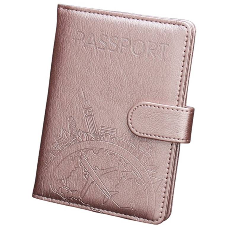 Coonoor Kartenetui Visitenkartenhülle Reisepasshülle RFID Blockiertechnik Ausweishülle, Diebstahlschutz, Diebstahlschutz vor unbefugtem Kartenlesen von Coonoor