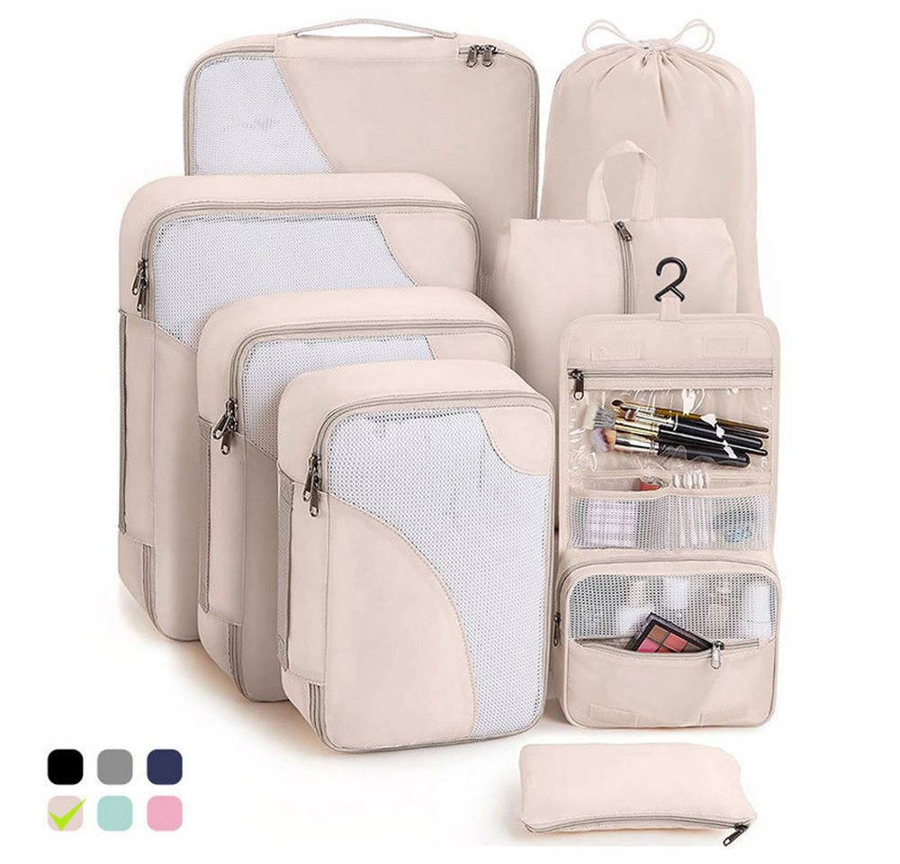 Coonoor Kofferorganizer 8 Teilige Packing Cubes Kleidertaschen Koffer Organizer, mit Schuh- und Hänge-Toilettenbeutel Coonoor Kofferorganizer 8 Teilige Packing Cubes Kleidertaschen Koffer Organizer, mit Schuh- und Hänge-Toilettenbeutel von Coonoor