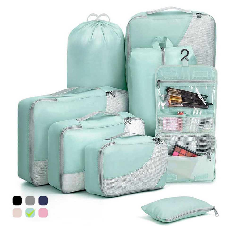 Coonoor Kofferorganizer 8 Teilige Packing Cubes Kleidertaschen Koffer Organizer, mit Schuh- und Hänge-Toilettenbeutel Coonoor Kofferorganizer 8 Teilige Packing Cubes Kleidertaschen Koffer Organizer, mit Schuh- und Hänge-Toilettenbeutel von Coonoor