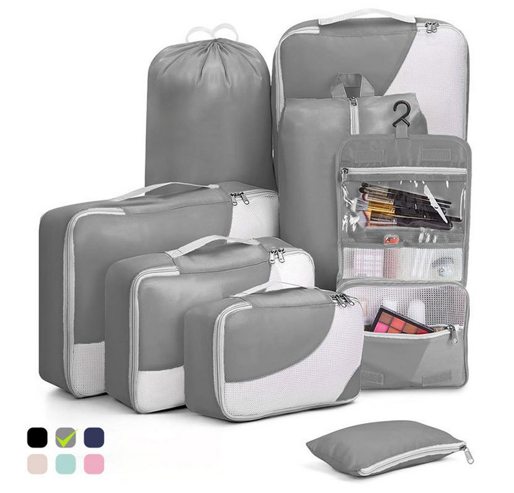 Coonoor Kofferorganizer 8 Teilige Packing Cubes Kleidertaschen Koffer Organizer, mit Schuh- und Hänge-Toilettenbeutel Coonoor Kofferorganizer 8 Teilige Packing Cubes Kleidertaschen Koffer Organizer, mit Schuh- und Hänge-Toilettenbeutel von Coonoor