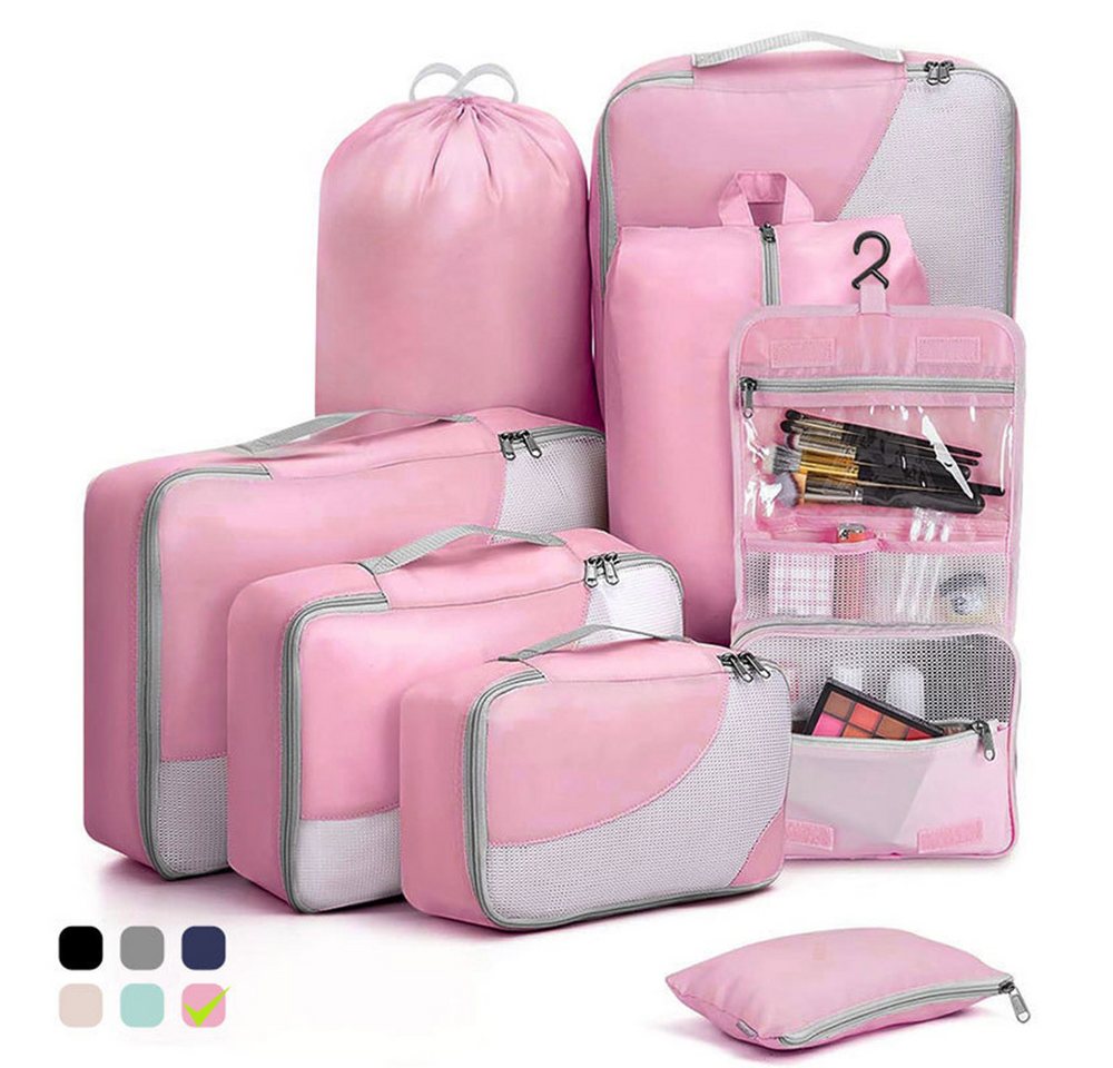 Coonoor Kofferorganizer 8 Teilige Packing Cubes Kleidertaschen Koffer Organizer, mit Schuh- und Hänge-Toilettenbeutel Coonoor Kofferorganizer 8 Teilige Packing Cubes Kleidertaschen Koffer Organizer, mit Schuh- und Hänge-Toilettenbeutel von Coonoor