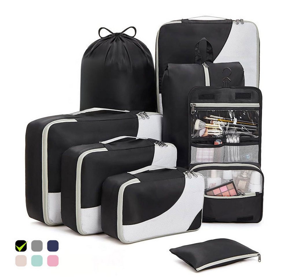 Coonoor Kofferorganizer 8 Teilige Packing Cubes Kleidertaschen Koffer Organizer, mit Schuh- und Hänge-Toilettenbeutel Coonoor Kofferorganizer 8 Teilige Packing Cubes Kleidertaschen Koffer Organizer, mit Schuh- und Hänge-Toilettenbeutel von Coonoor