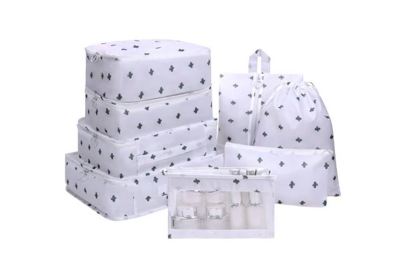 Coonoor Kofferorganizer 8 Teilige Packing Cubes Kleidertaschen Koffer Organizer (8-tlg), für Urlaub und Reisen Packwürfel Set Reise Würfel Ordnungssystem von Coonoor