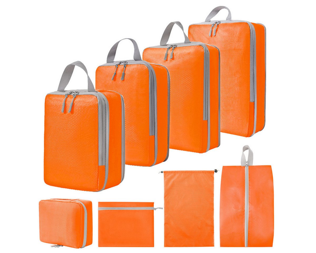 Coonoor Kofferorganizer Koffer-Kompressions-Aufbewahrungsbeutel, 4/8-teiliges Set Reisetaschen (8-tlg), Reiseorganizer-Set, unverzichtbare Reiseutensilien von Coonoor