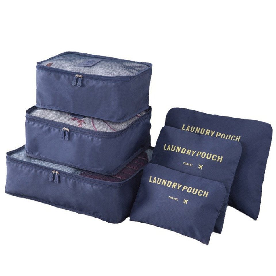 Coonoor Kofferorganizer Packing Cubes Kofferorganizer Koffer Organizer Set Packing Cubes (6-tlg), Wasserdichte Reise Kleidertaschen von Coonoor