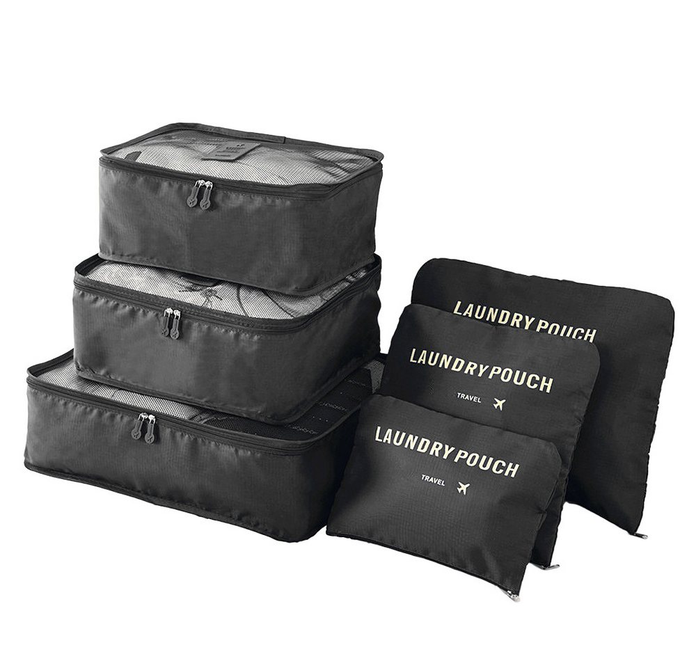 Coonoor Kofferorganizer Packing Cubes Kofferorganizer Koffer Organizer Set Packing Cubes (6-tlg), Wasserdichte Reise Kleidertaschen von Coonoor