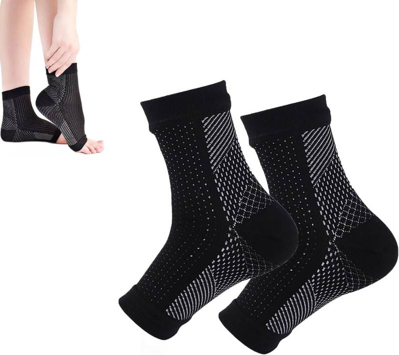 Coonoor Kompressionsstrümpfe Orthopädische Kompressionssocken Sportsocken 2/6 Paar (6-Paar) (6-Paar) Knöchelstütze, Fußstütze von Coonoor