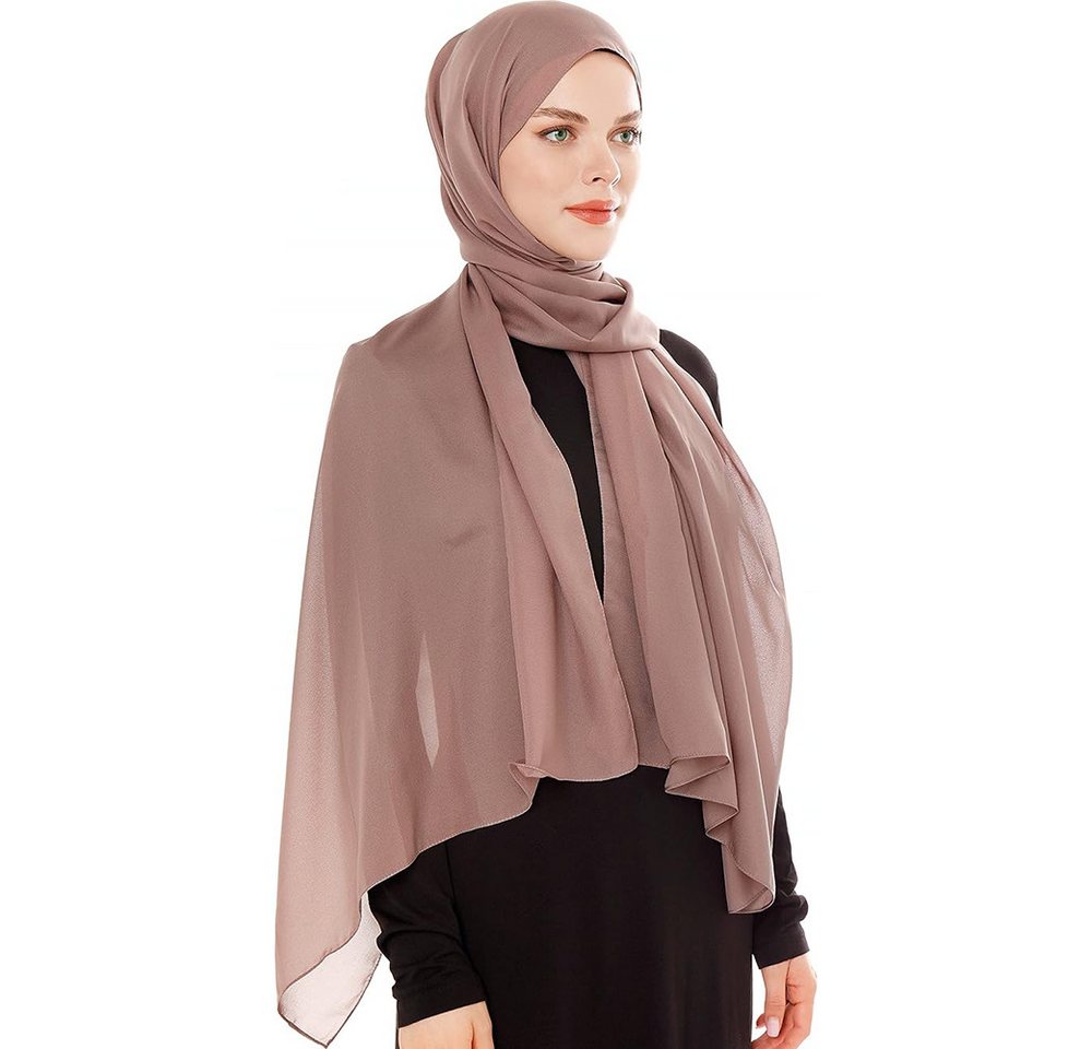 Coonoor Modeschal Hijab Kopftuch Damen Chiffon Tuch Schal von Coonoor