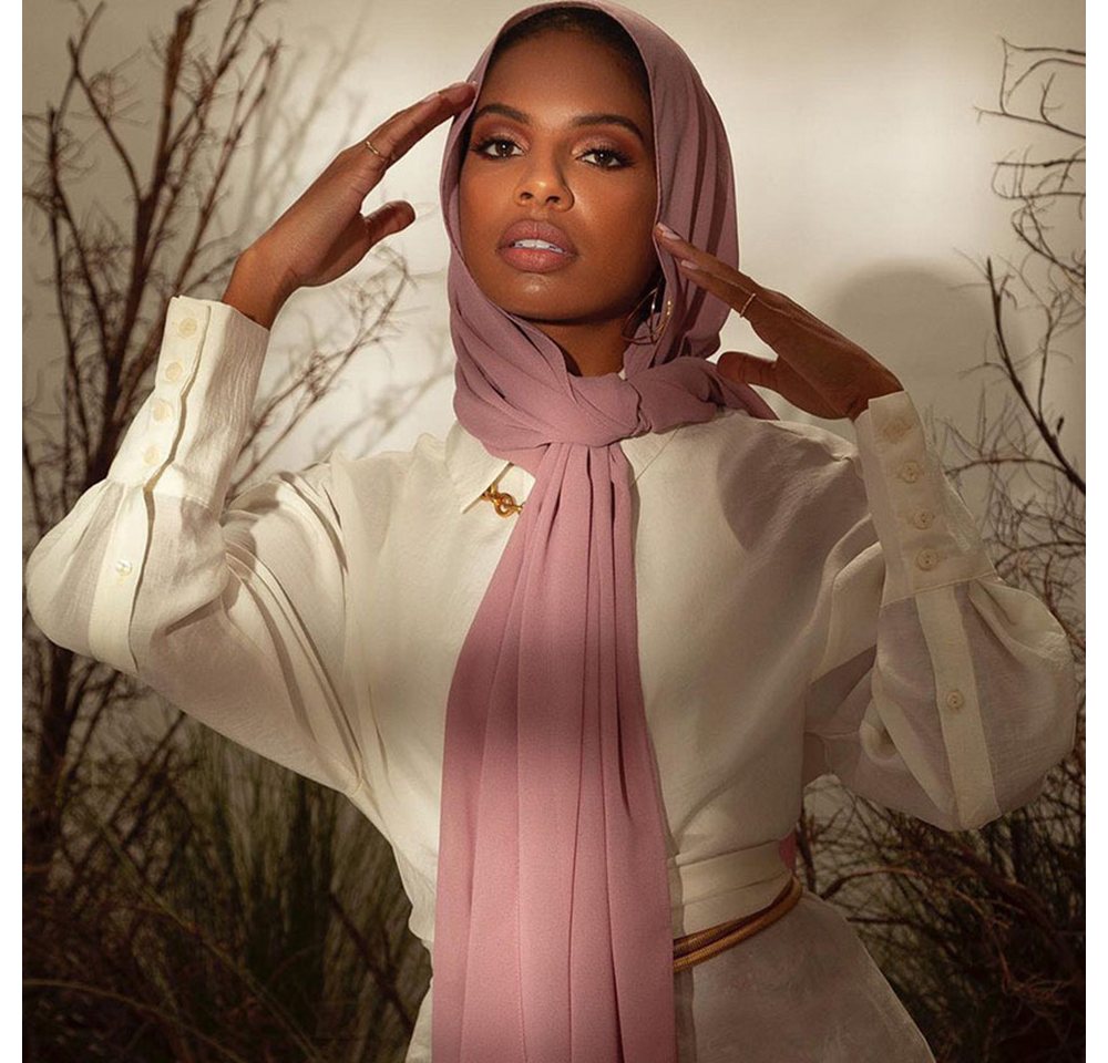 Coonoor Modeschal Hijab Kopftuch Damen Chiffon Tuch Schal von Coonoor