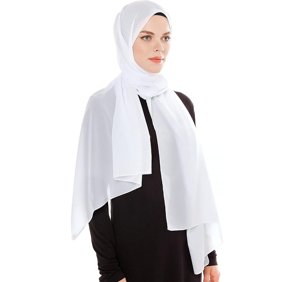 Coonoor Modeschal Hijab Kopftuch Damen Chiffon Tuch Schal von Coonoor