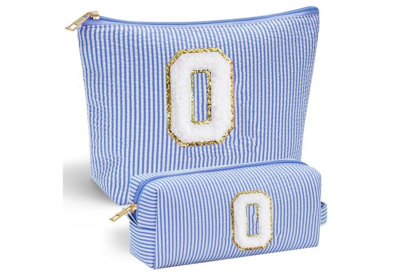 Coonoor Kosmetiktasche Groß Kosmetiktasche Set Kosmetiktaschen mit Buchstaben, Damen Mädchen Geburtstagsgeschenk für Frauen von Coonoor