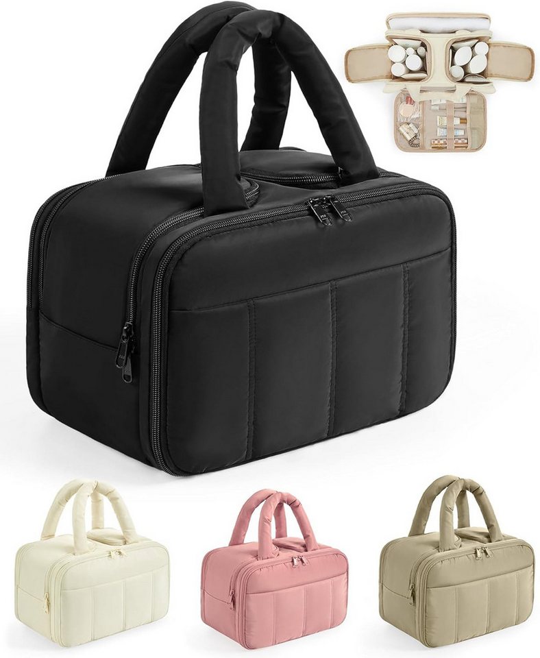 Coonoor Kosmetiktasche Kulturbeutel Kulturtasche damen,Kulturbeutel herren, Großes Fassungsvermögen Reise-Kulturbeutel mit Griff von Coonoor